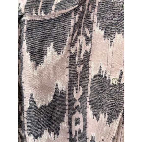 Free People Izzie Cargo Jacquard Shacket Size Large/Extra Large - Picture 13 of 13